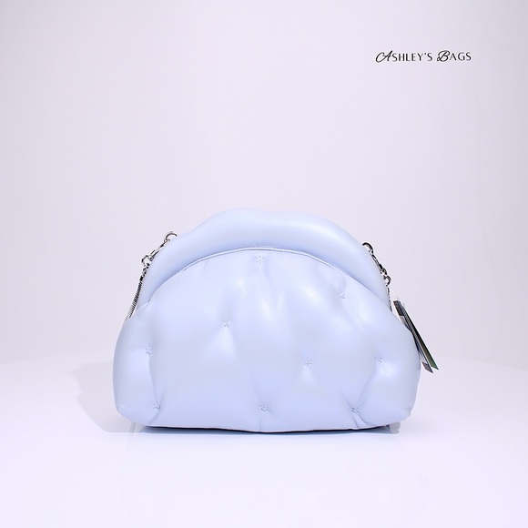 Kate Spade Shade Quilted Pearlized 3D Cloud Clutch Crossbody - Picture 4 of 10